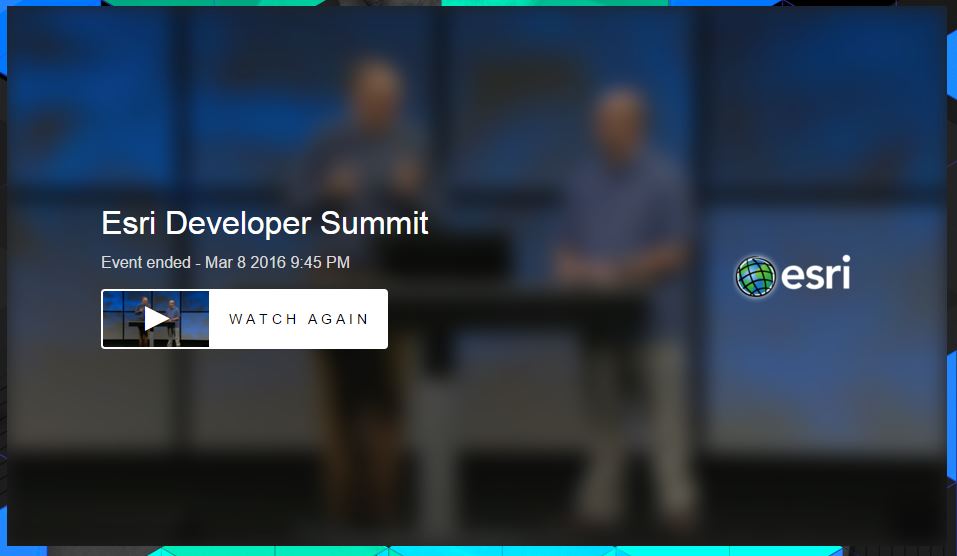 esri dev summit CBS AKADEMİ